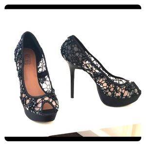 MIX No6 platform lace stiletto